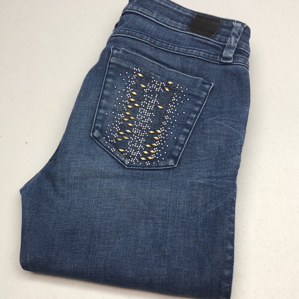 VINTAGE GUESS LOS ANGELES BRITTNEY  SKINNY JEANS 28x29 ⭐️
